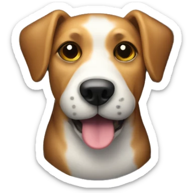 a dog bowl full of six-sided dice sticker