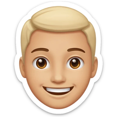 Emoji to look like myself sticker