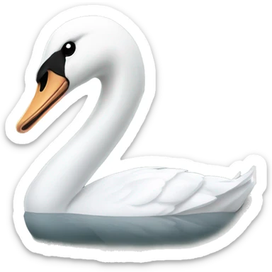 Swan  sticker