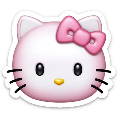 hello kitty lobe sticker