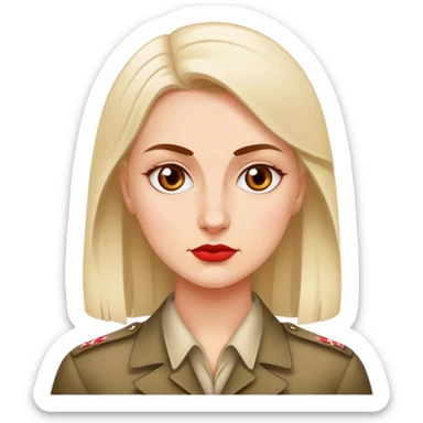 woman polish far-right nationalist sticker