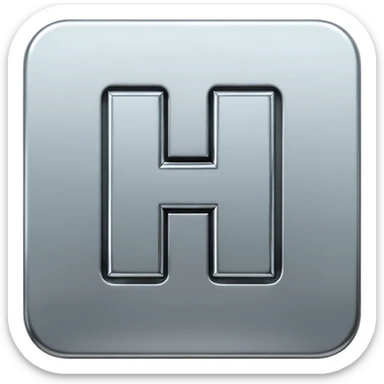 Add a H letter in center sticker