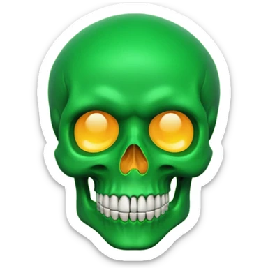 skull emoji use in whatsapp or instagram with green screen  sticker