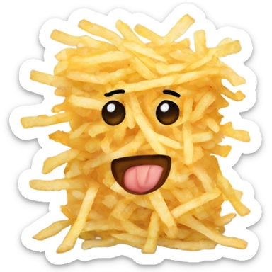 shredded hashbrowns sticker