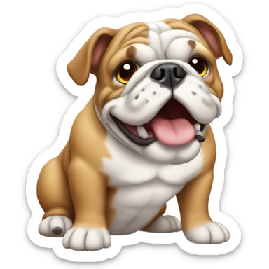 English bulldog sticker