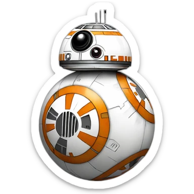 Bb8 star wars sticker