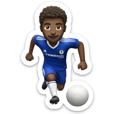 Chelsea football player sticker