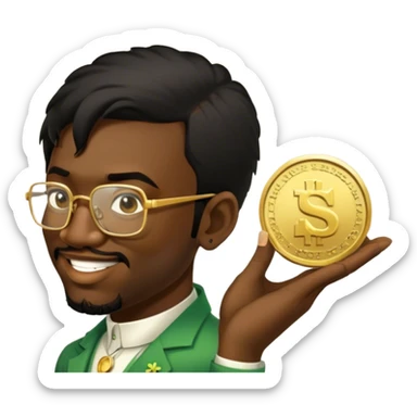 Golden Token sticker