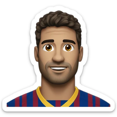 Pablo gavi football player fc barcelona sticker