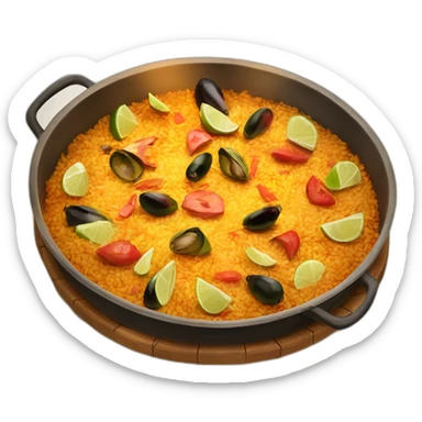 Spain-paella-sangria-fiesta sticker