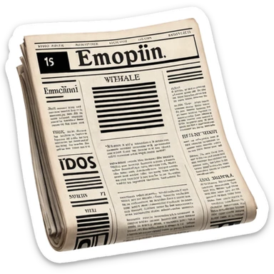 nota de prensa sticker