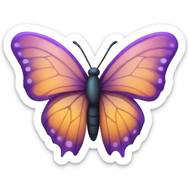 magic butterfly  sticker