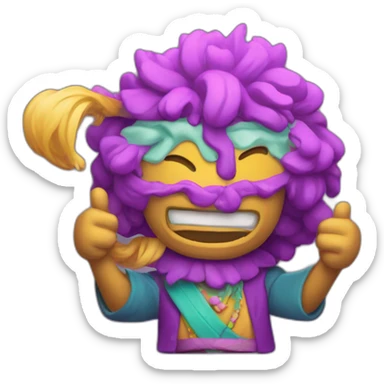 La-palabra-HOLA-muy-colorida sticker