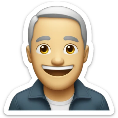 Pleurer de rire  sticker