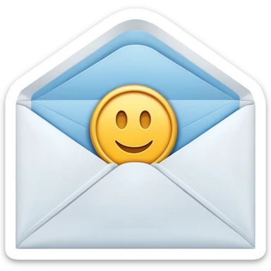 Salary enclosed in an envelope sticker