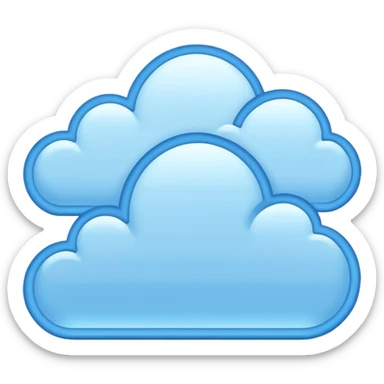 the word 'yay' in a creative, blue-themed style sticker