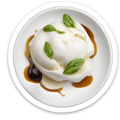 Burrata cheese with balsamic  sticker