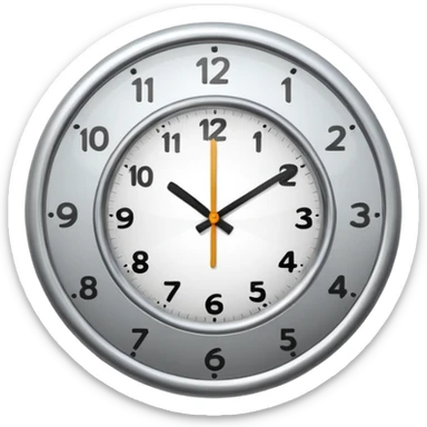 can you just make me a clock normal sticker