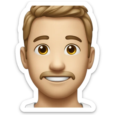 Caring face'  sticker