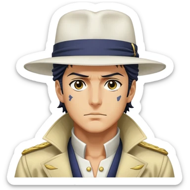 Jotaro from JoJo's bizarre adventure sticker
