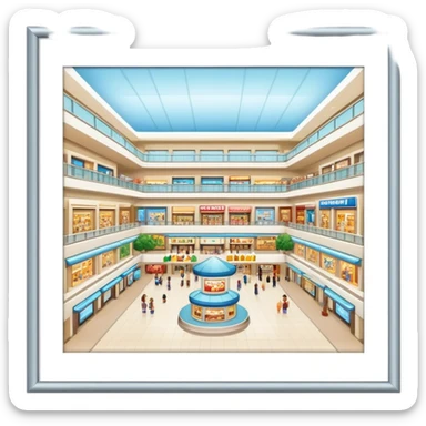 shopping mall sticker