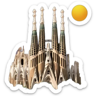 sagrada familia sticker