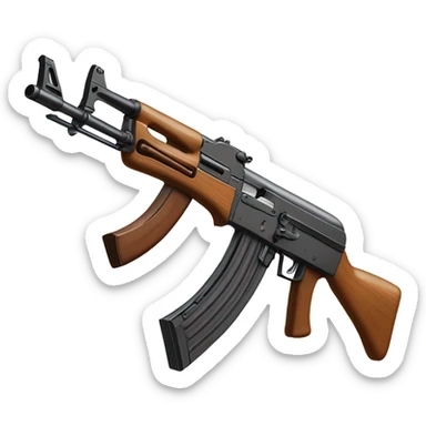 Ak-47 gun sticker