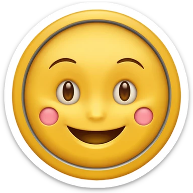 etrafı halka içimde ters V olan bir emoji oluştururmusun sticker