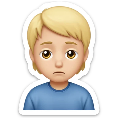 the kid is sad and the grade is F sticker