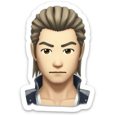 kiryu kazuma yakuza sticker