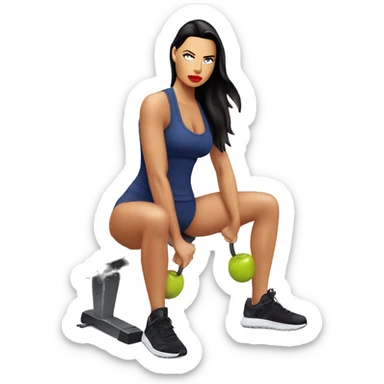 Adriana Lima gym sticker