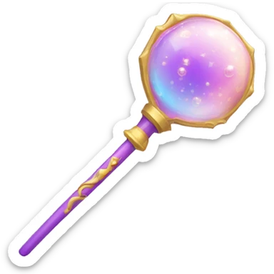 galinda bubble wand sticker