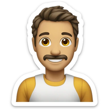 Cuadro de pintura sticker