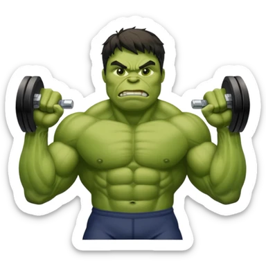 Hulk who says - at globle gym, we are better than you and we know it. sticker