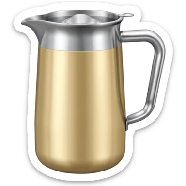 inox Milk pitcher

 sticker