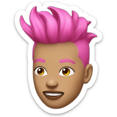 punk-pink sticker