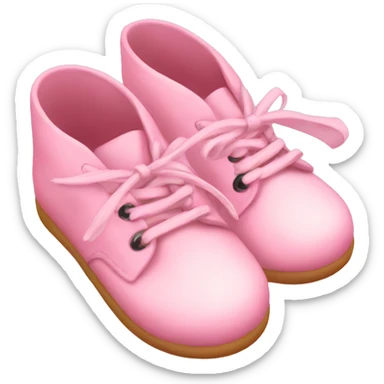 Baby pink shoes sticker