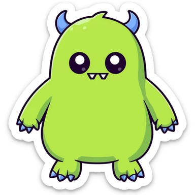 Monster sticker
