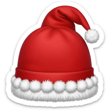 Gorro de navidad sticker