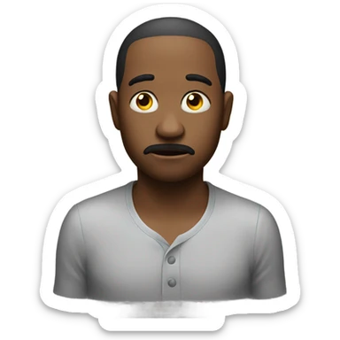 The most saddest emoji sticker