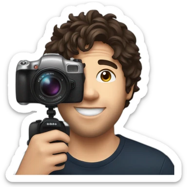 David Dobrik holding vlog camera sticker