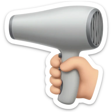 Blow dryer sticker