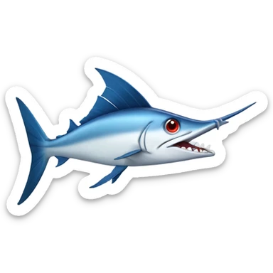 Swordfish sticker