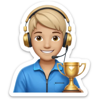 MVP + Tournament +Gaming  sticker