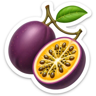 passionfruit and mango passionate sticker