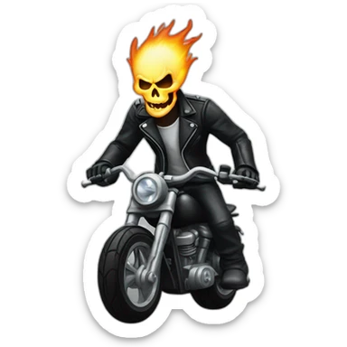 Dire Ghost rider sticker