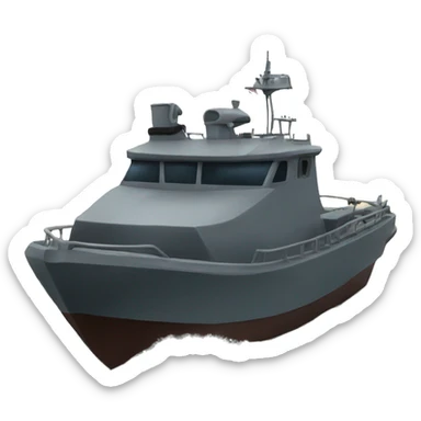 Boat marine force  sticker