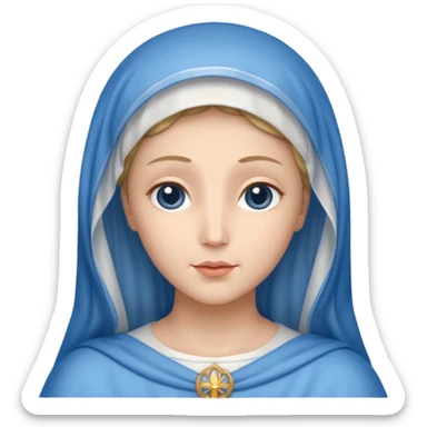 virgin mary sticker