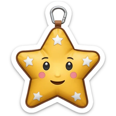 star shaped bag sticker