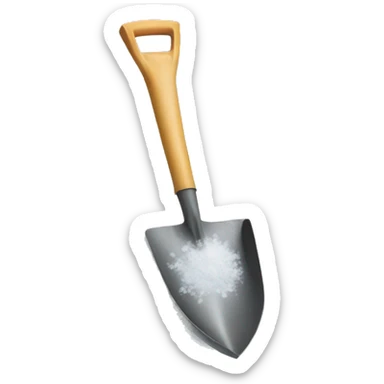 Shovel snow sticker